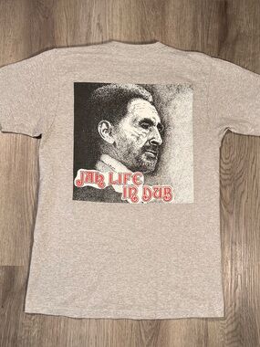 Supreme x Barrington Levy & Jah Life In Dub S/S 2016 Grey T-Shirt Size M USA
